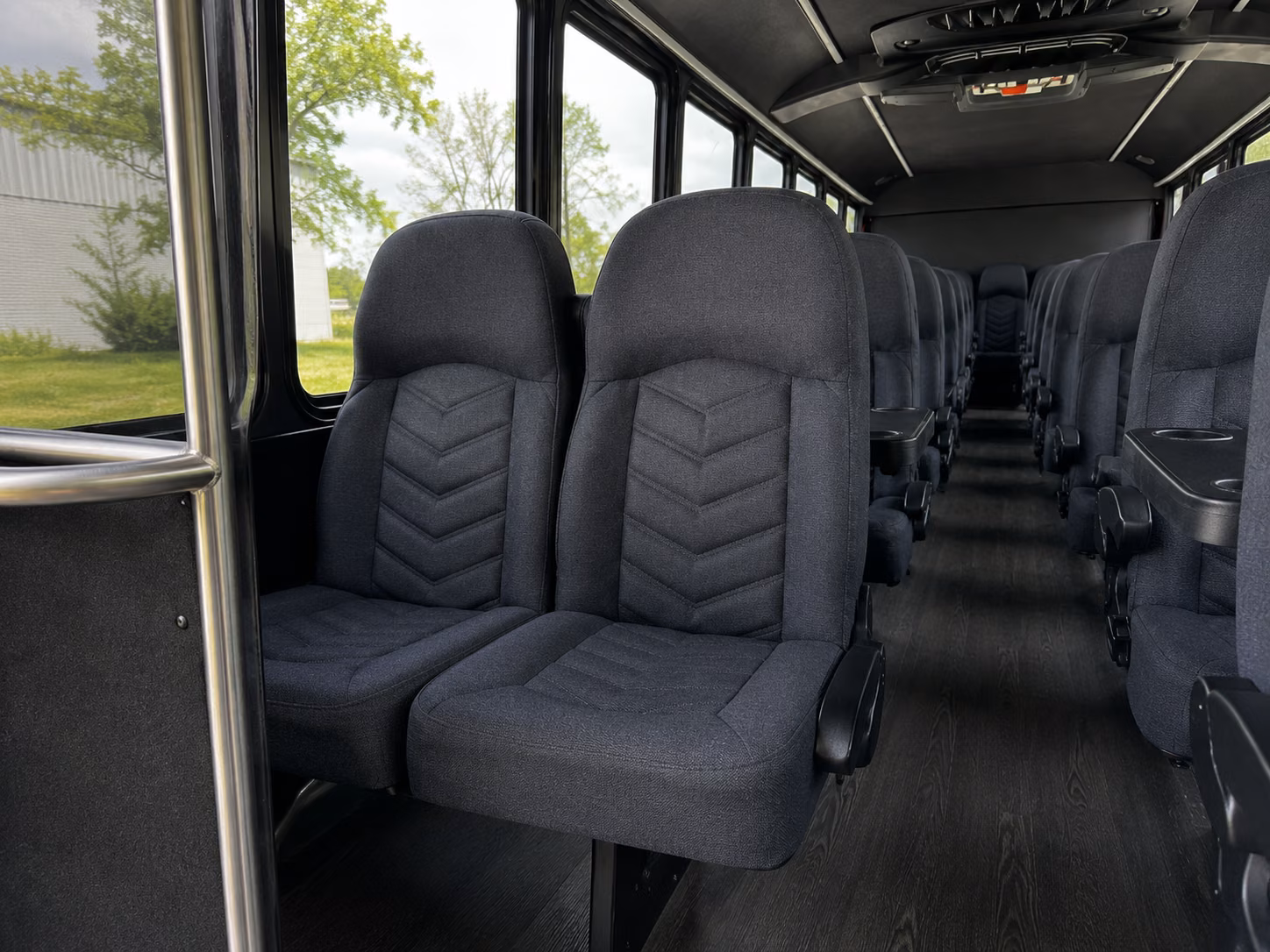 somerville 18 passenger minibus interior