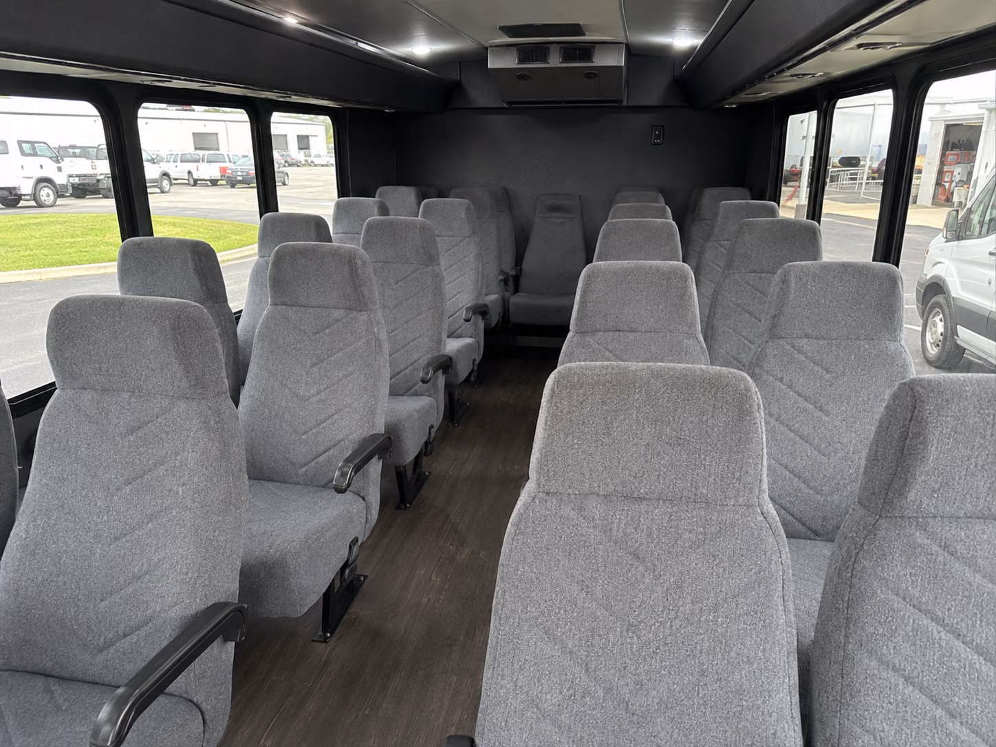 somerville 20 passenger minibus inside