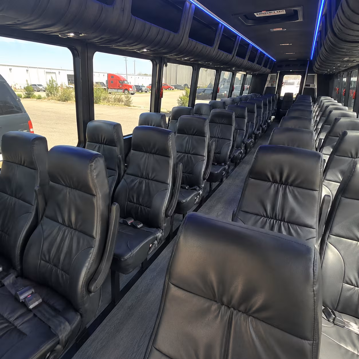somerville 25 passenger minibus inside