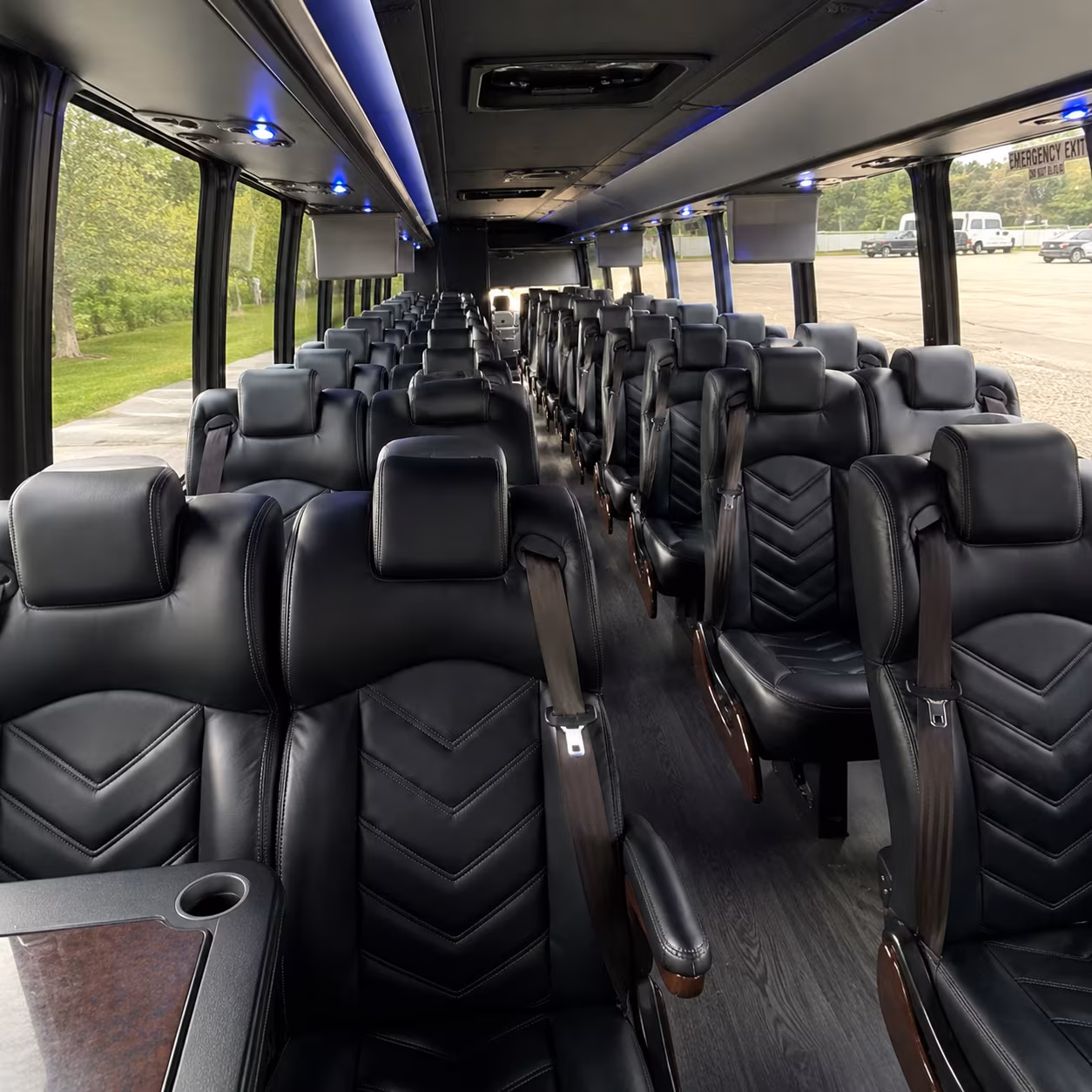 somerville 35 passenger minibus inside