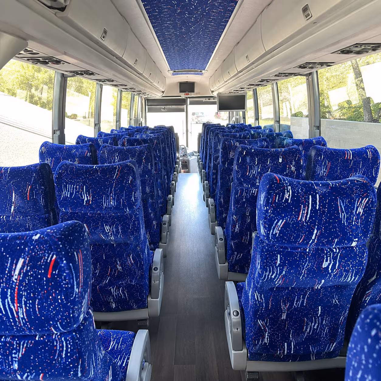 somerville 50 passenger charter bus interior