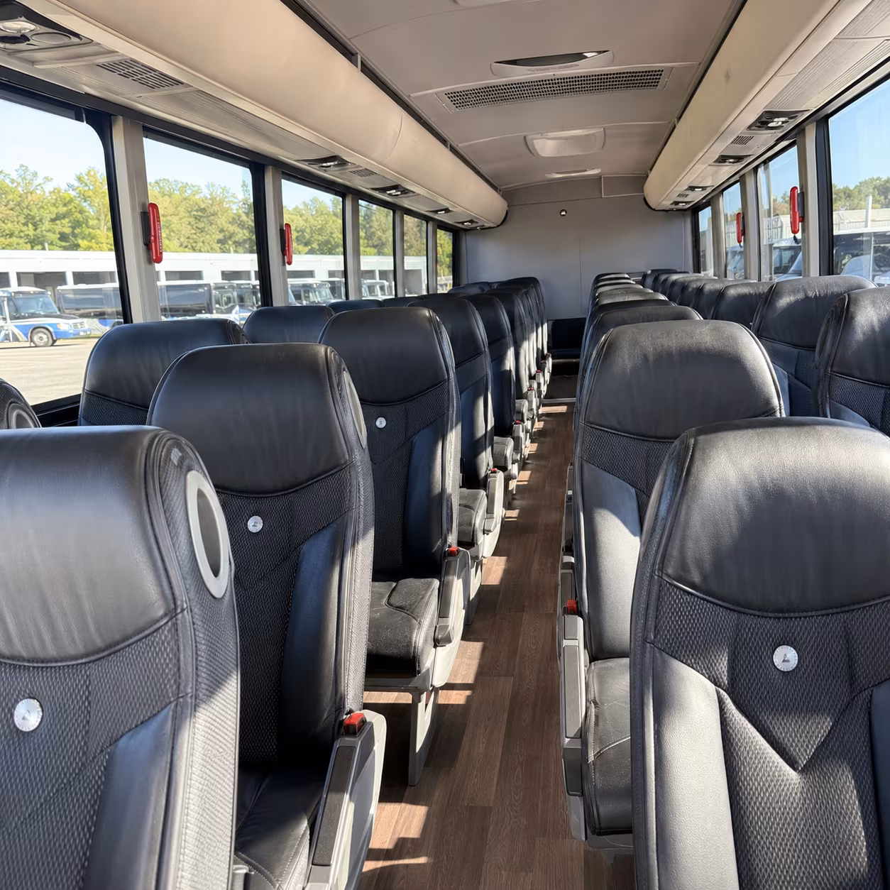 somerville charter bus interior