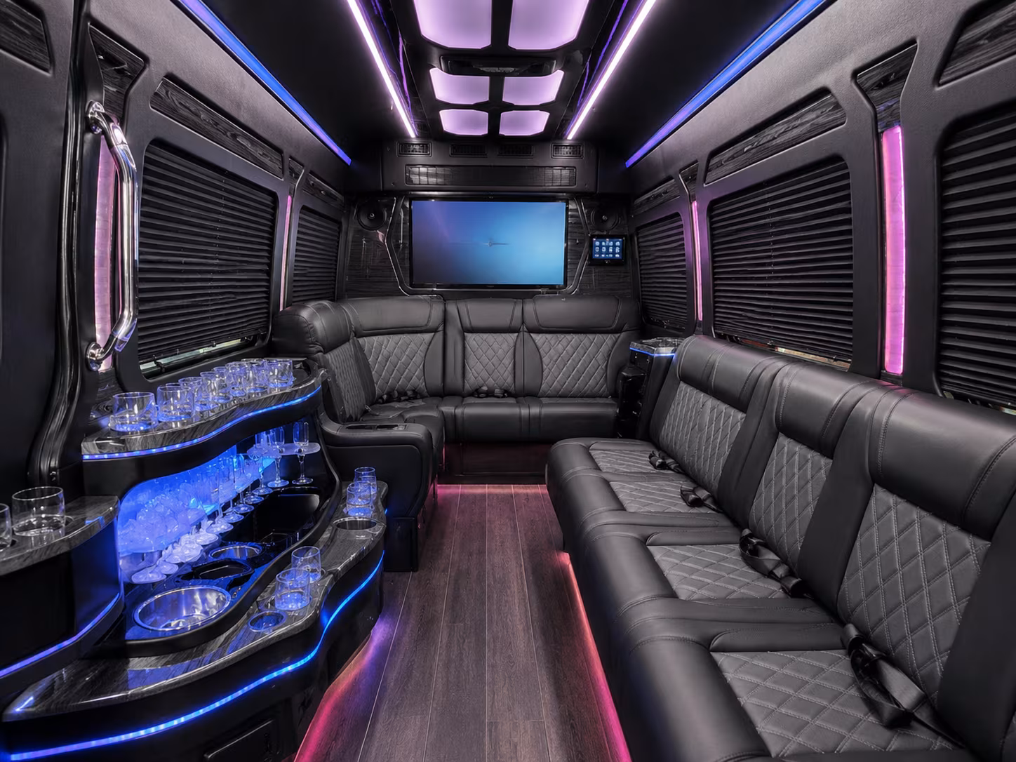 somerville corporate transportation onboard seating