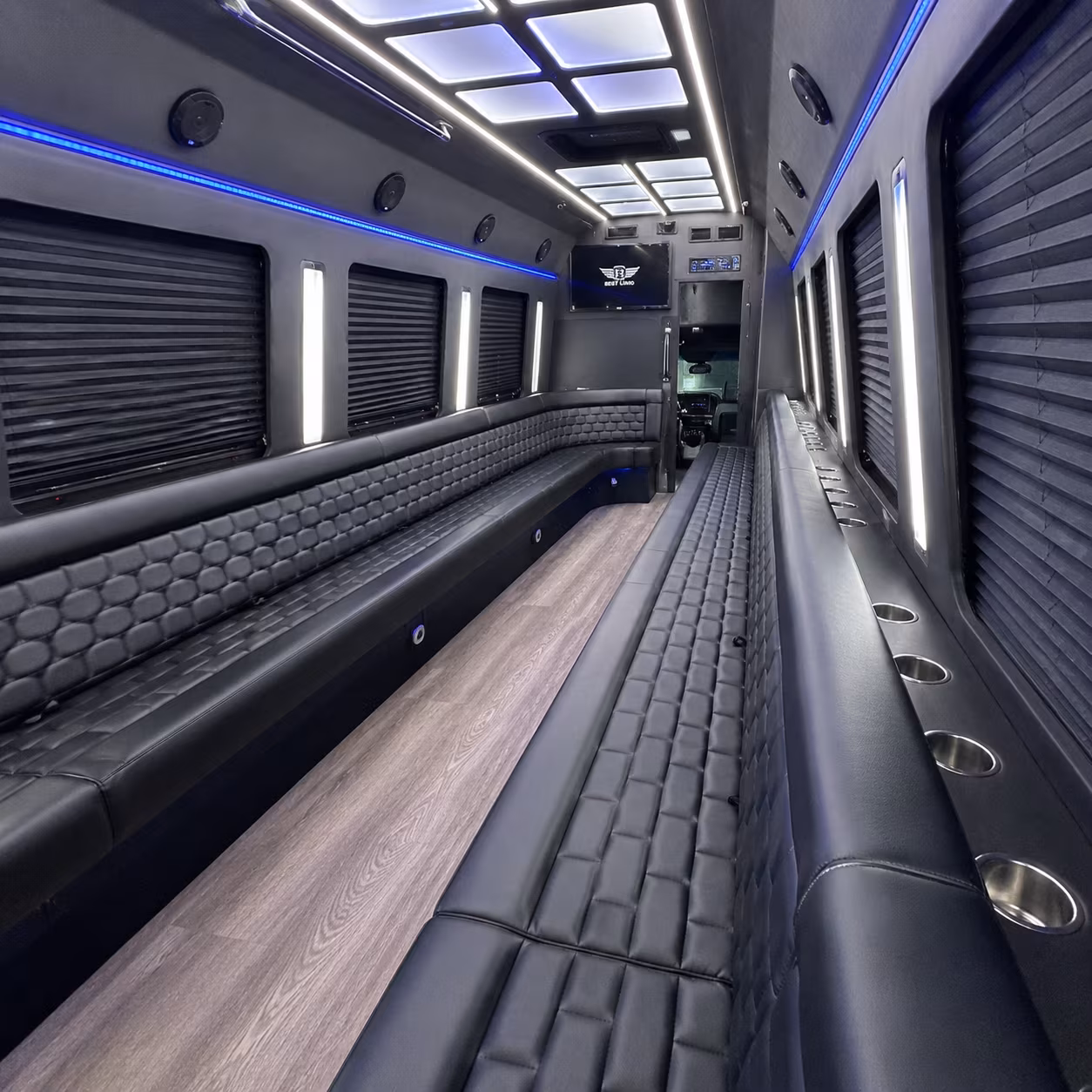 somerville party bus interior