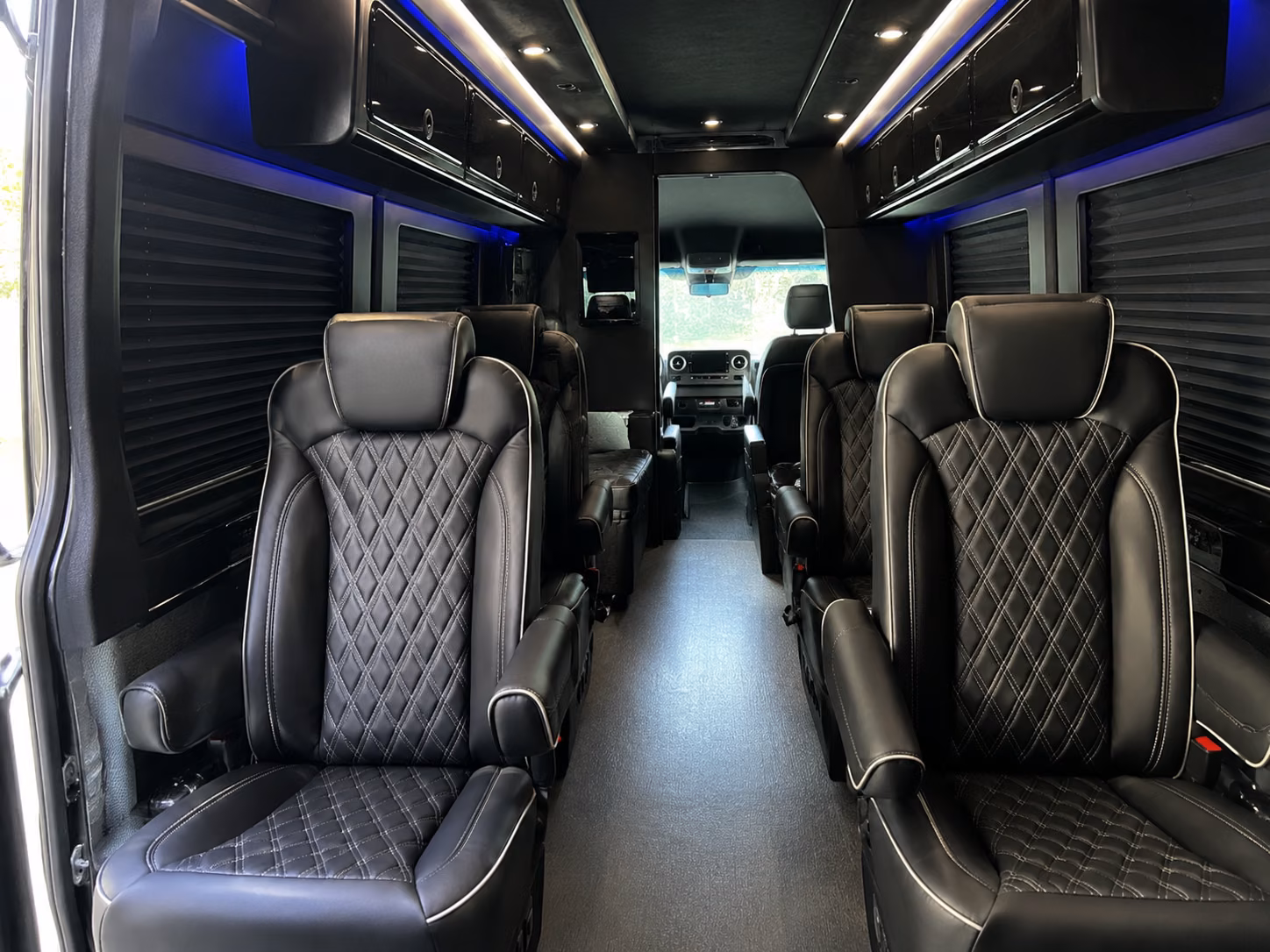 somerville sprinter van with driver interior